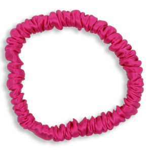 Zijden Haarelastiek Fuchsia