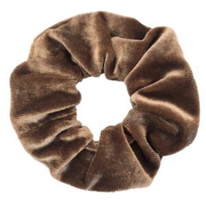 Velvet Scrunchie Goudbruin