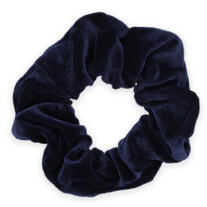 Velvet Scrunchie Navy
