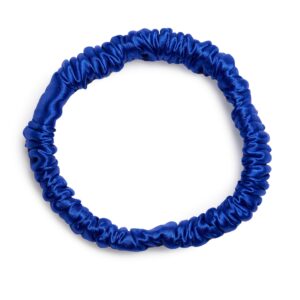 Zijden Haarelastiek Blauw