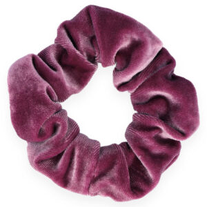 Velvet Scrunchie Lichtpaars