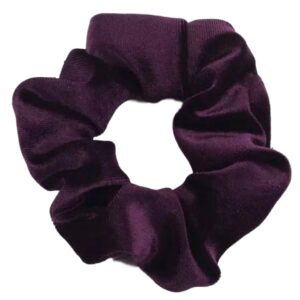 Velvet Scrunchie Pruimpaars