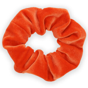 Velvet Scrunchie Oranje