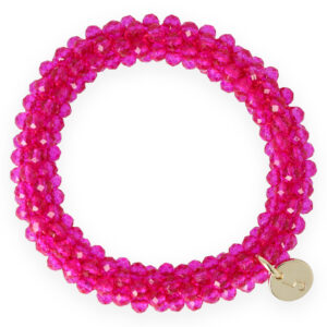 Armband / Haarelastiek Fuchsia
