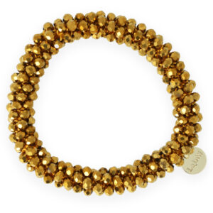 Armband / Haarelastiek Goudkleurig
