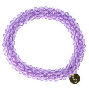 Armband / Haarelastiek Lila