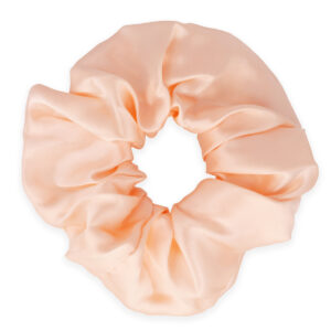 Zijden Schrunchie Zalmroze