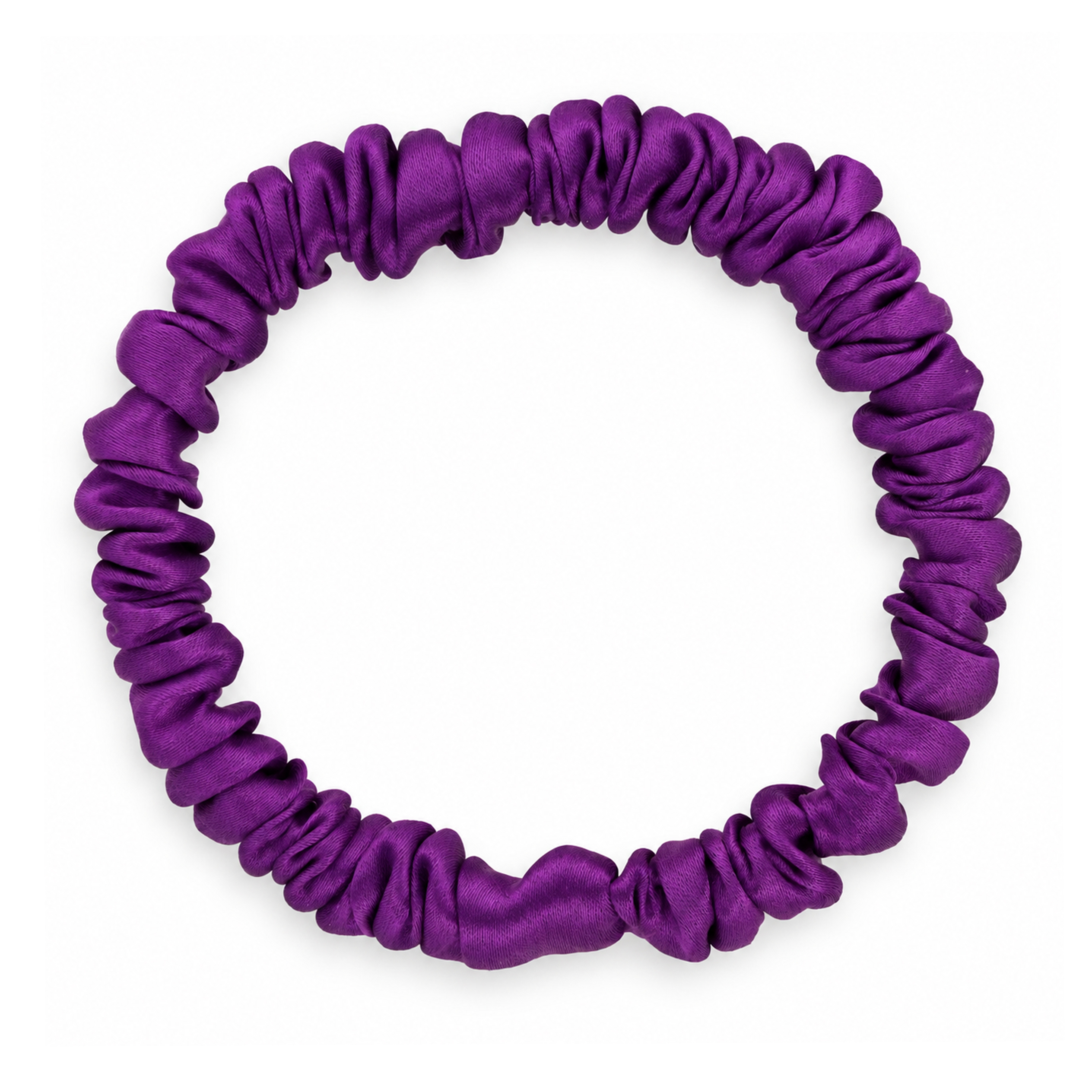 Zijden Haarelastiek Violet